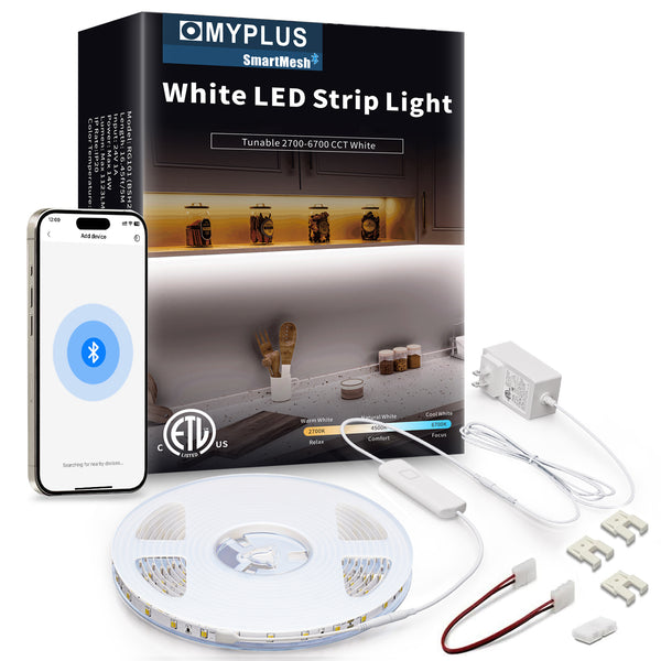 SmartMesh White LED Strip Lights （16.4ft）